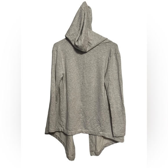 Athleta Vista wrap hoodie sweatshirt in heather gray - Picture 5 of 10